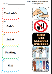 Click here for Five pillar worksheet