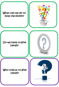 Click here for Flash card questions on Zakat