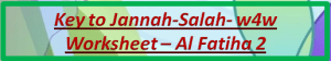Key to Jannah-Salah w4w for ages 9-10-Al Fatiha 2