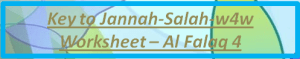 Key to Jannah-Salah w4w for ages 9-10-Al Falaq 4