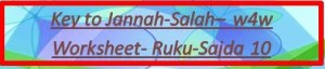 Key to Jannah-Salah w4w for ages 9-10-Ruku-Sajda 10