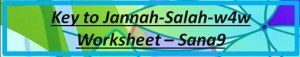 Key to Jannah-Salah w4w for ages 9-10-Sana (Ruku) 9