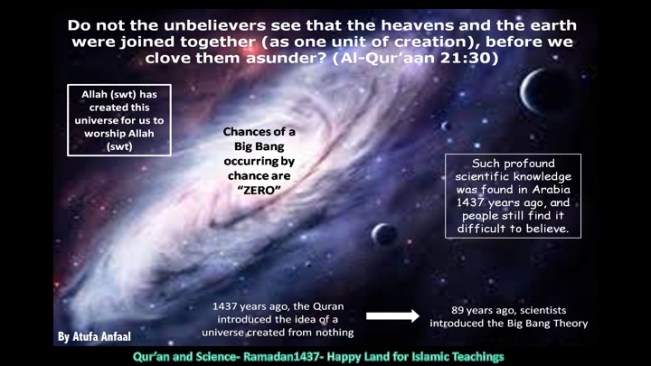 Qur'an and Science- Ramadan 1437- Students Works