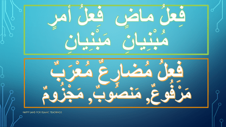 MAB2-Lesson 17- الأفعال المبنية والمعربة